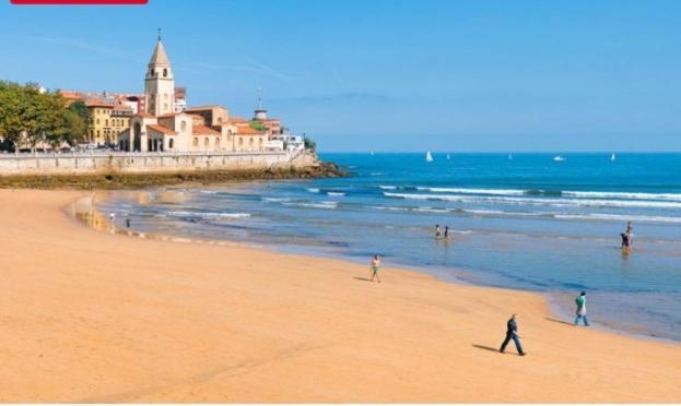 La Corte Luxury Arena, Con Terraza A 15 Mtr De La Playa Gijón Zewnętrze zdjęcie